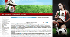 Desktop Screenshot of ligapremierpachuca.com